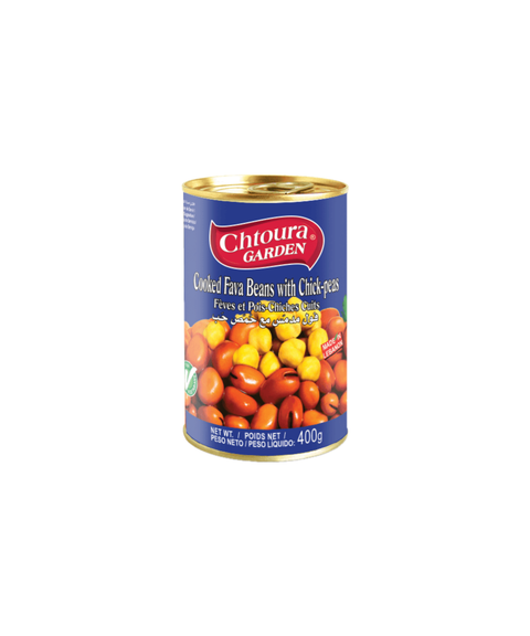 Boabe de Fava cu Naut (Foul cu Naut) Chtoura Garden 475g